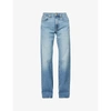 7 For All Mankind Tess Straight-leg High-rise Stretch-denim Jeans In Vibe