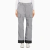 PRADA GREY NYLON TECHNICAL trousers,22H7781SYI-J-PRADA-F0024