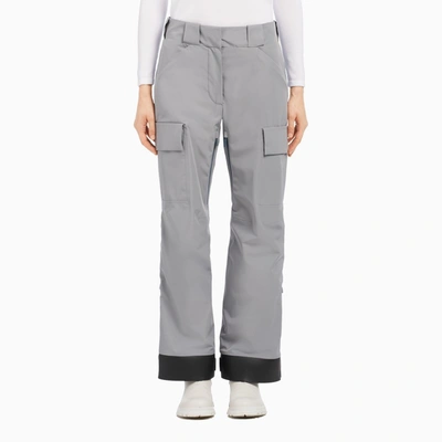 Prada Grey Nylon Technical Trousers