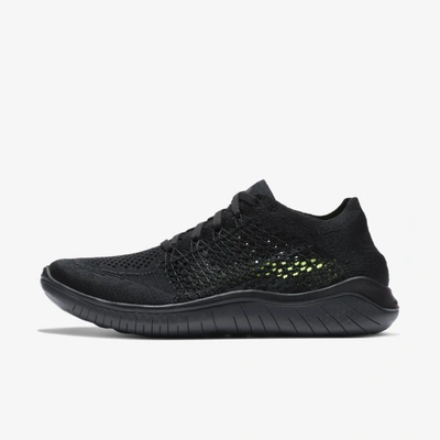 Nike Free Rn Flyknit 2018 Women's Running Shoes In Black,anthracite
