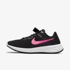 Nike Women's Revolution 6 Flyease Next Nature Easy On/off Road Running Shoes In Black/hyper Pink/iron Grey