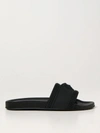 Versace Palazzo Rubber Slides In Black