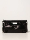 Maison Margiela Glam Slam Padded  Leather Bag In Black
