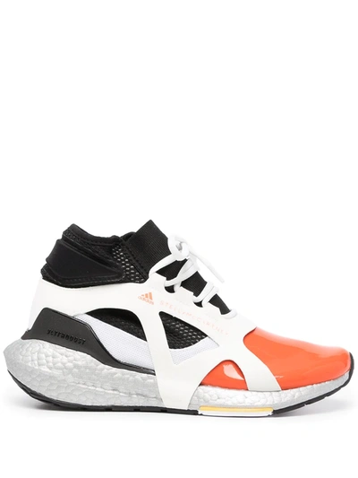 Adidas By Stella Mccartney Black, White And Orange Ultraboost 21 Trainers