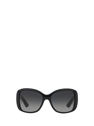 Prada 32ps Rectangle Polarized Sunglasses In Grey