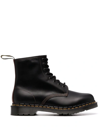 Dr. Martens' 1460 Abruzzo Leather Ankle Boots In Black