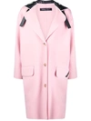 LANVIN HOODED SINGLE-BREASTED COAT