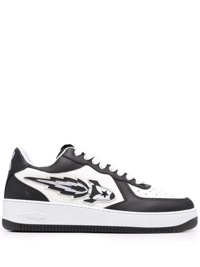 Enterprise Japan 3d W Black White 3d W - Low Trainer Calf