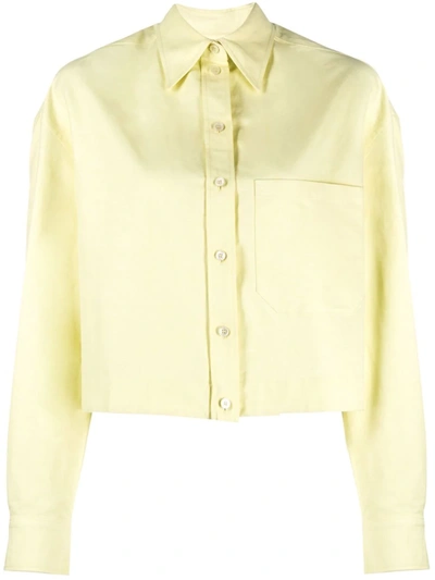 Stella Mccartney Long-sleeve Shirt In Gelb