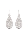 Wouters & Hendrix Gold 18kt White Gold Bright Necessities Diamond Drop Earrings In Silber