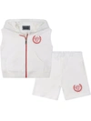 VERSACE MEDUSA LOGO SHORTS SET