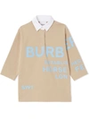 BURBERRY HORSEFERRY-PRINT COTTON DRESS
