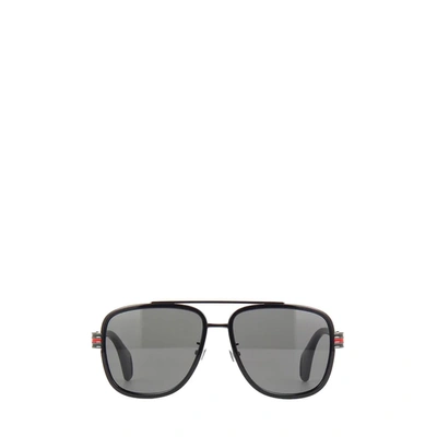 Gucci Gg0448s Black Male Sunglasses In .
