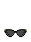 Bottega Veneta Bv1035s Cat Eye-frame Sunglasses In Black