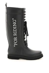 OFF-WHITE 'FOR RIDING' RAINBOOTS