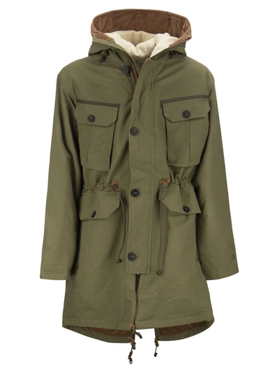 大人気新品 The North Green Olive In Men For Parka Fishtail M66 Face ジャケット・アウター
