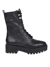 Michael Michael Kors Bryce Platform Combat Boot In Black
