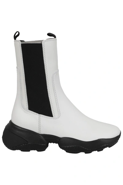 Hogan Boots In White/black