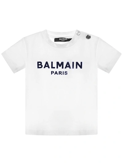Balmain Babies' Kids T-shirt For Girls In White