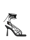 Gia Borghini Giaborghini Rosie Self-tie Sandals In Black