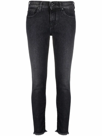 Jacob Cohen Cropped Skinny Jeans In Denim