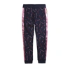 LITTLE MARC JACOBS ALL-OVER LOGO PRINT TRACK PANTS
