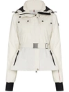 Erin Snow Diana Waterproof Hooded Jacket In White,blue