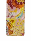 La Doublej Set Of 2 Holi-print Napkins In Yellow