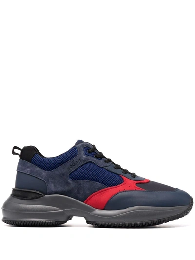 Hogan Interaction Low-top Sneakers In Blue