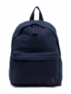 RALPH LAUREN POLO PONY-EMBROIDERED COTTON BACKPACK