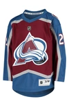 ZZDNU OUTERSTUFF YOUTH NATHAN MACKINNON BURGUNDY COLORADO AVALANCHE HOME REPLICA PLAYER JERSEY,K5BSHCAC