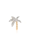 Yvonne Léon 18k Gold Diamond Single Earring In White