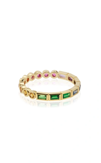 Yvonne Léon 9k Yellow Gold Multi-stone Ring