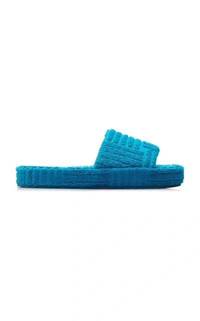 Bottega Veneta Resort Slippers In Blue