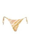 Cult Gaia Estella Tie-dyed Recycled Bikini Briefs In Multi,blue