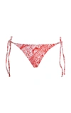 Mara Hoffman Lei Andonia-print Recycled-fibre Bikini Briefs In Print