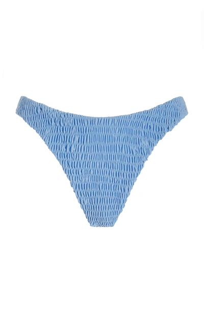 Palm Women's Anais Bikini Bottom In Ivory,blue