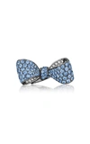 MIMI SO WOMEN'S BOW 18K GOLD DIAMOND AND SAPPHIRE RING