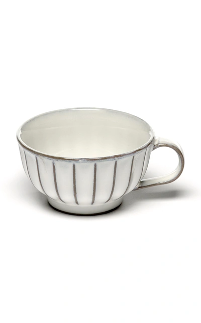 Serax Inku Stoneware Cappuccino Cup In White