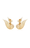 FERNANDO JORGE WOMEN'S BEACON 18K YELLOW GOLD CITRINE EARRINGS