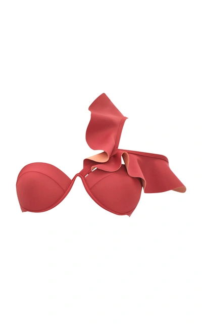 Andrea Iyamah Women's Kiara Bikini Top In Red