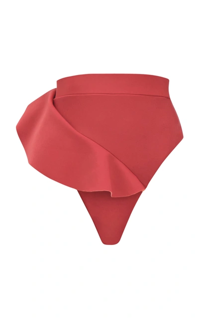 Andrea Iyamah Women's Kiara Bikini Bottom In Red