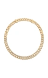 Sara Weinstock 18kt Yellow Gold Lucia Large Diamond Link Chain Necklace In Gold