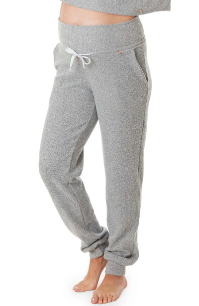 Cache Coeur Sweet Home Maternity Lounge Pants In Grey