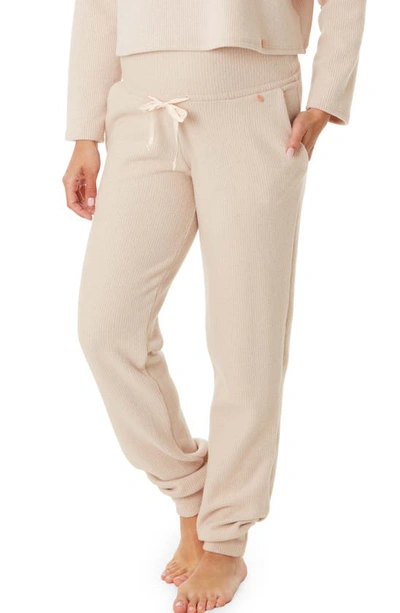 Cache Coeur Sweet Home Maternity Lounge Pants In Oats