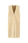 Chloé Shearling Vest  Beige Chloe Donna 36f