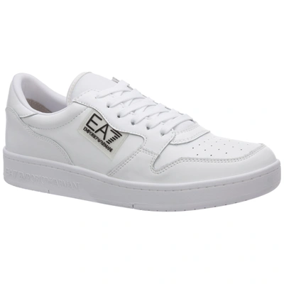Ea7 Men's Shoes Trainers Sneakers In White