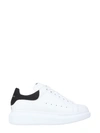 Alexander Mcqueen Oversize Sneakers In White And Beige Calf Leather In White