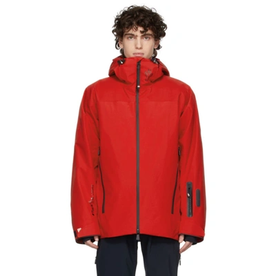Moncler Montgirod Gore-tex Hooded Down Ski Jacket In Red