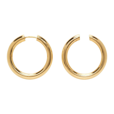 Alan Crocetti Gold Loophole Single Earring & Ear Cuff